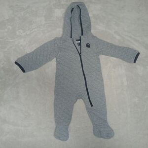 Carhartt Gray Quilted Kids Footie